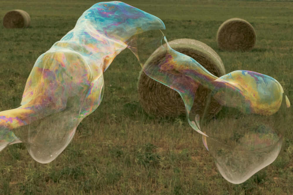 Bubbles and Hay Bales